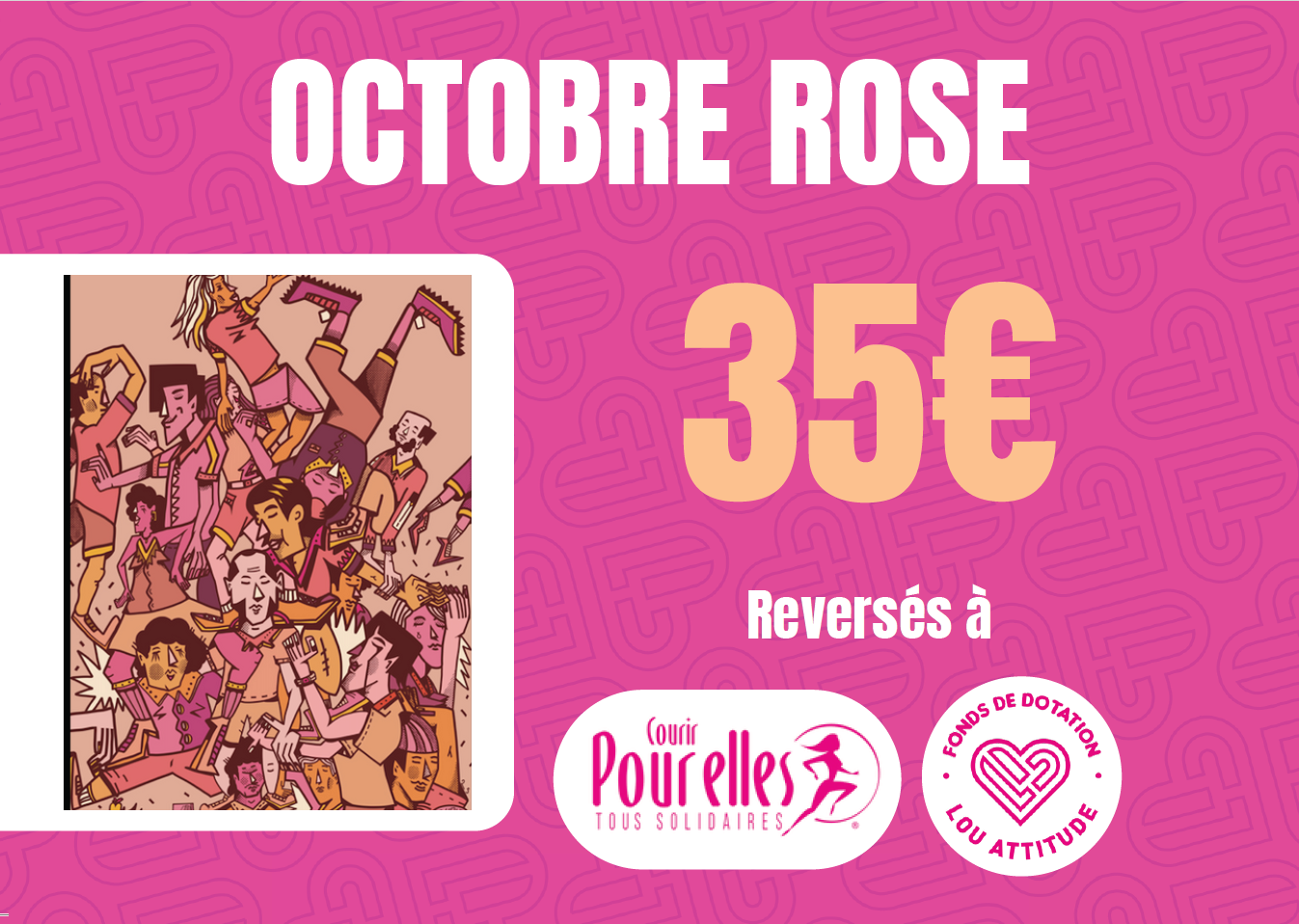 AFFICHE OCTOBRE ROSE SHAB x LOU ATTITUDE