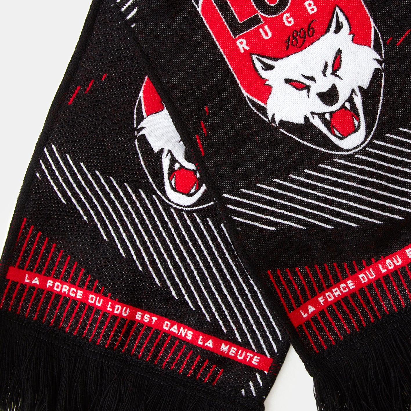 LOU BLACK DROP SCARF