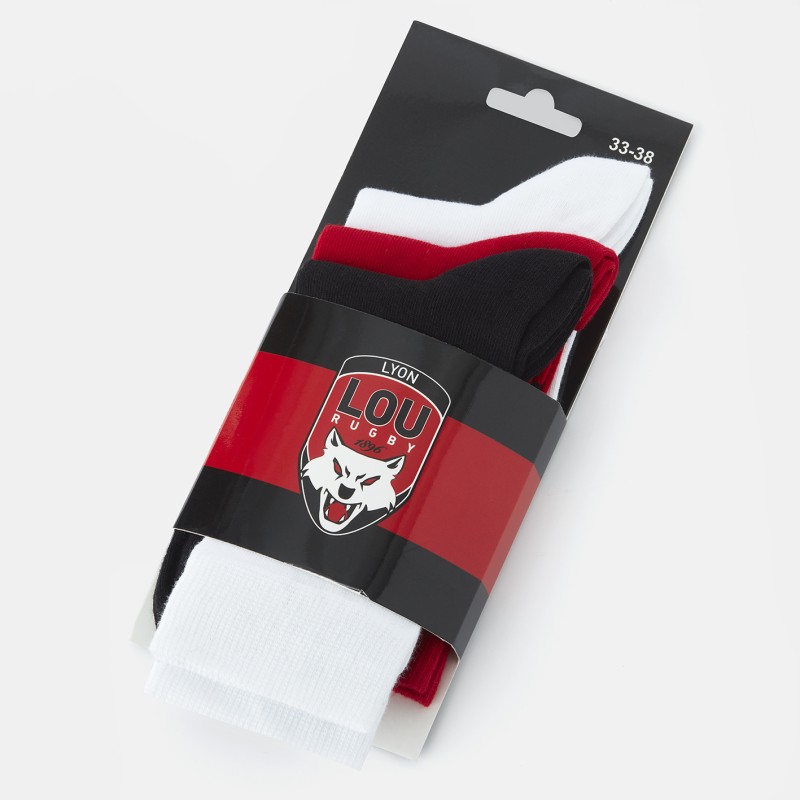 PACK CHAUSSETTES TRIO - JUNIOR