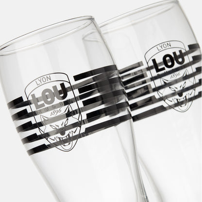 SET 2 VERRES A BIERE LOU