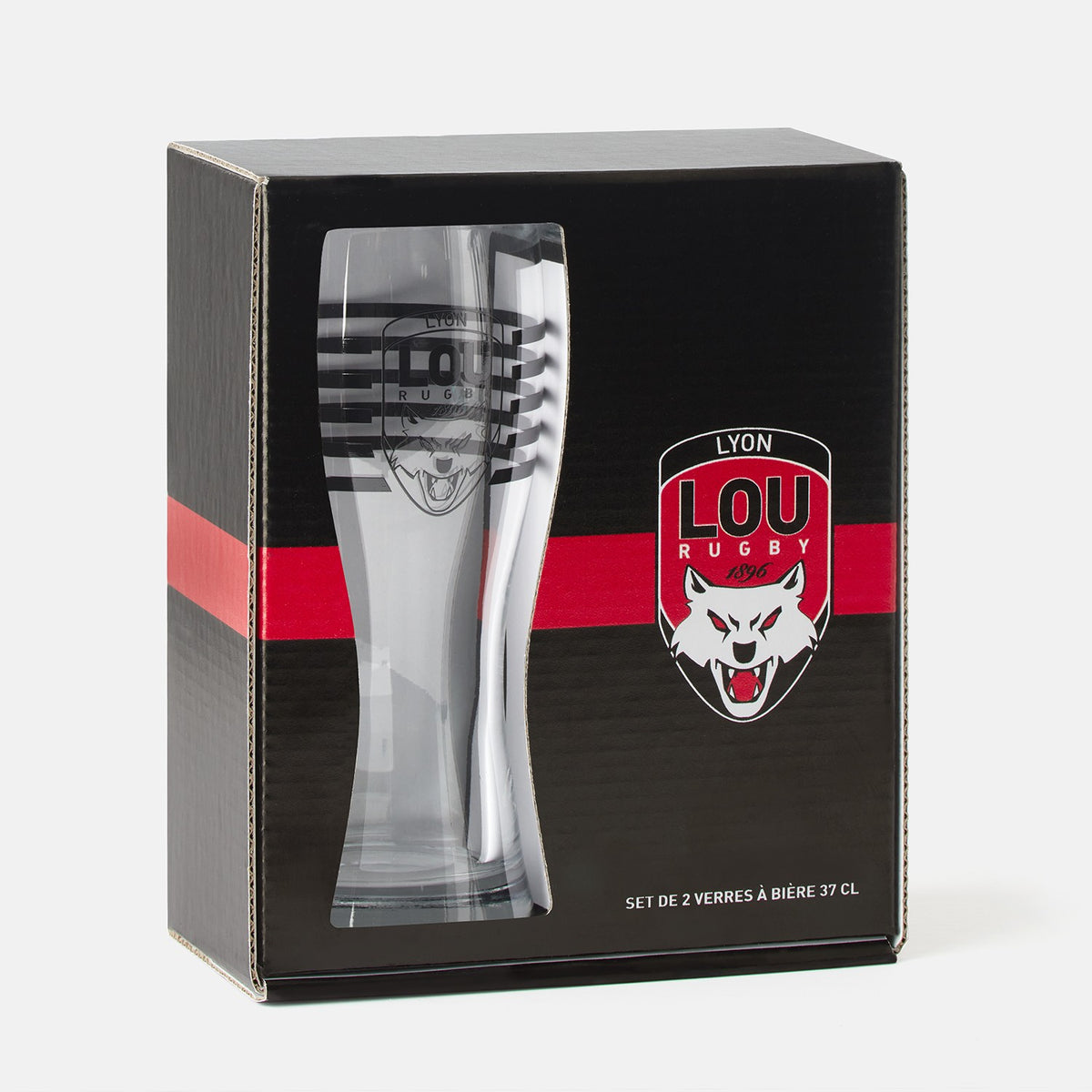 SET 2 VERRES A BIERE LOU