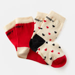 LOT 2 PAIRES CHAUSSETTES BB LOUPIOT LOU