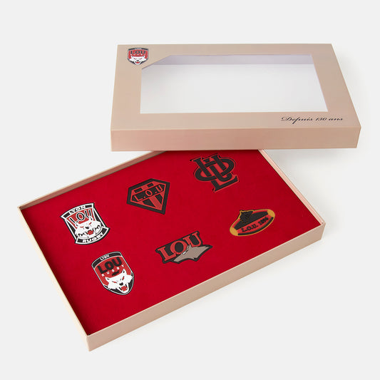 COFFRET DE MAGNETS MULTILOGOS LOU