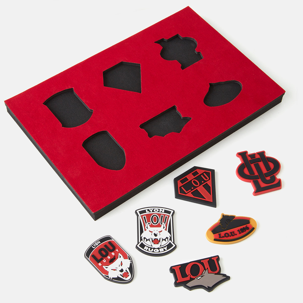 COFFRET DE MAGNETS MULTILOGOS LOU