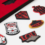 COFFRET DE MAGNETS MULTILOGOS LOU