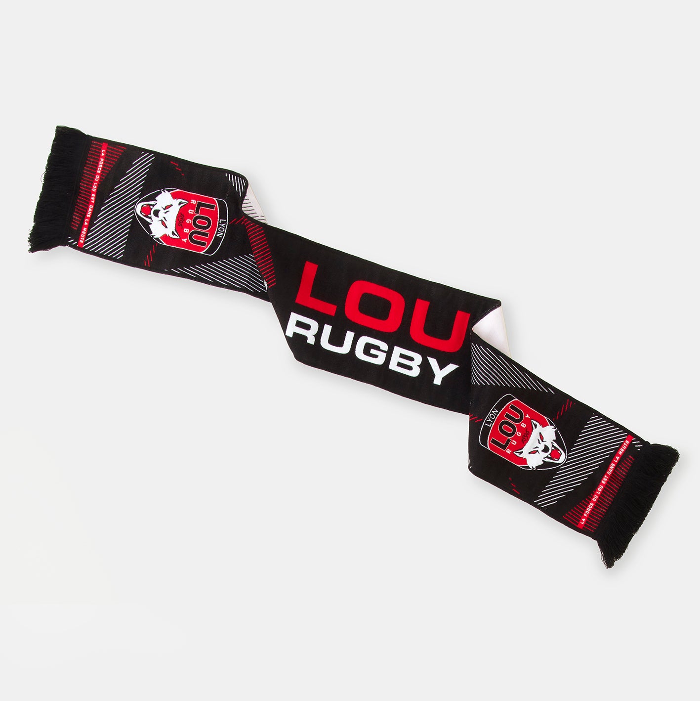LOU BLACK DROP SCARF