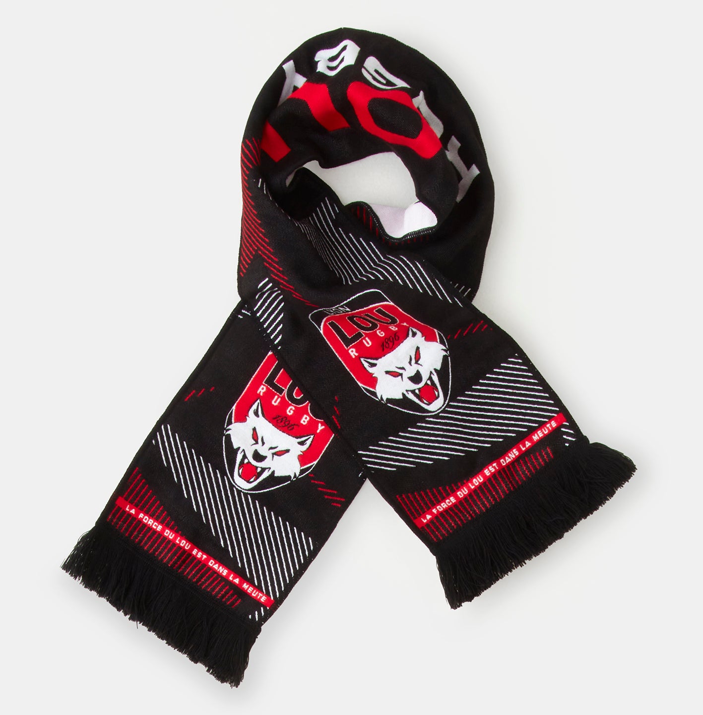 LOU BLACK DROP SCARF