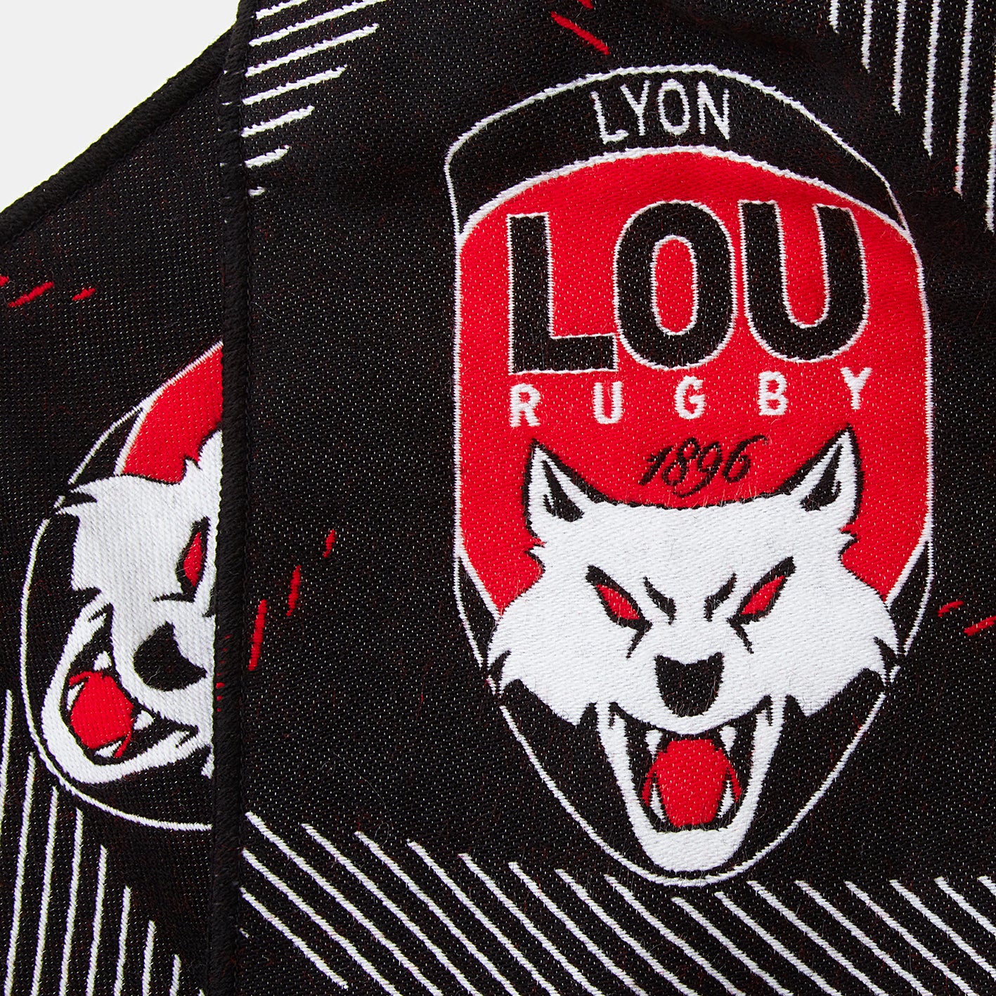 LOU BLACK DROP SCARF