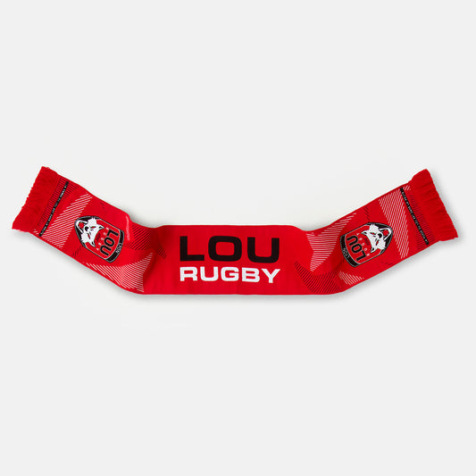 LOU RED DROP SCARF