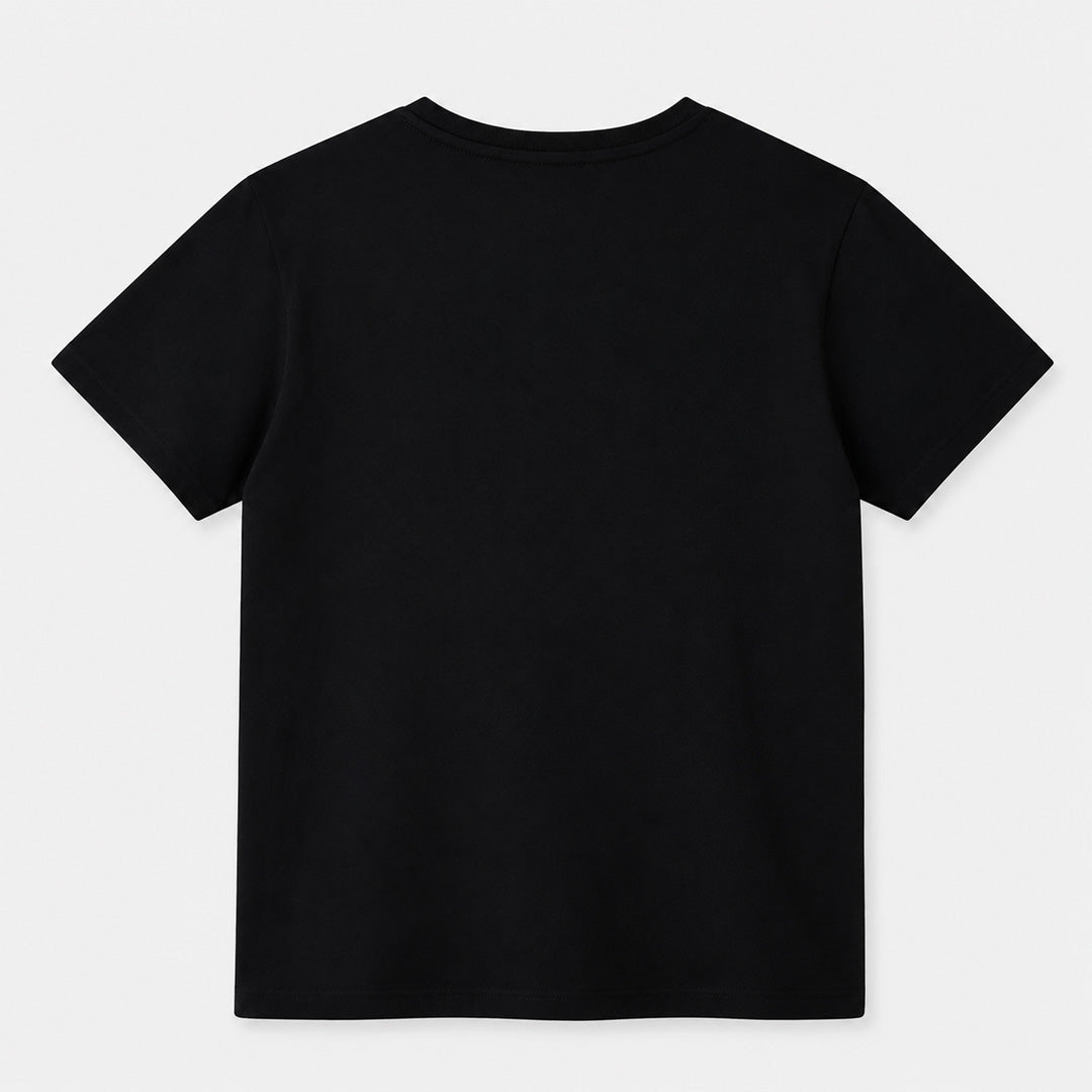 T-SHIRT DROP NOIR LOU - JUNIOR