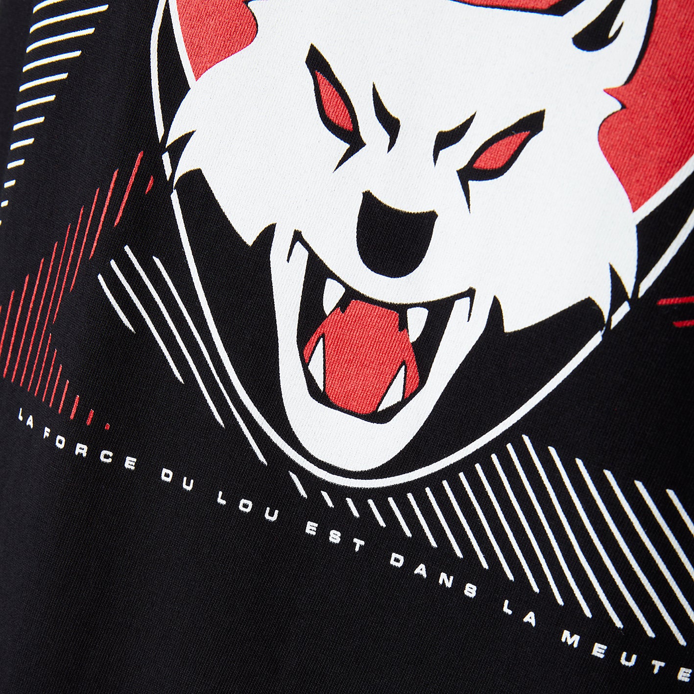 T-SHIRT DROP NOIR LOU - JUNIOR