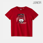 T-SHIRT DROP ROUGE LOU - JUNIOR