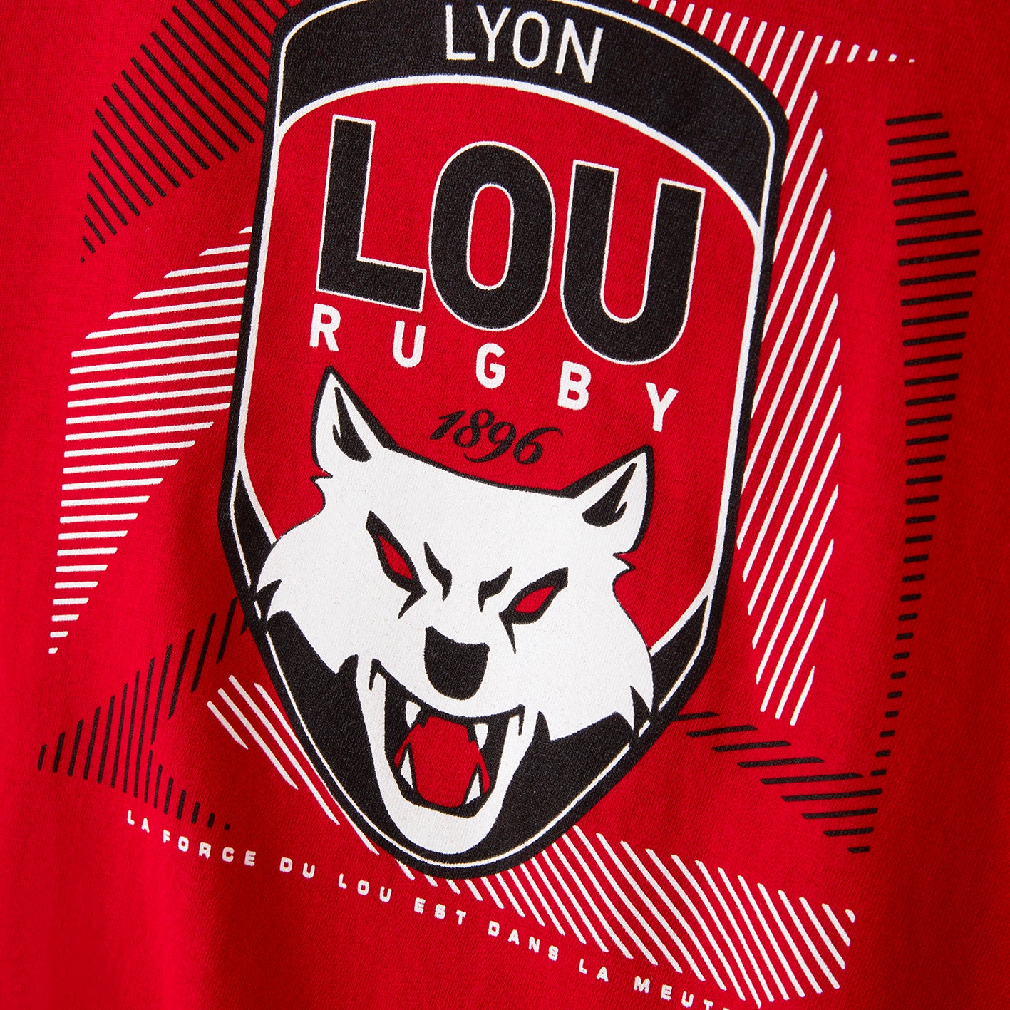 T-SHIRT DROP ROUGE LOU - JUNIOR