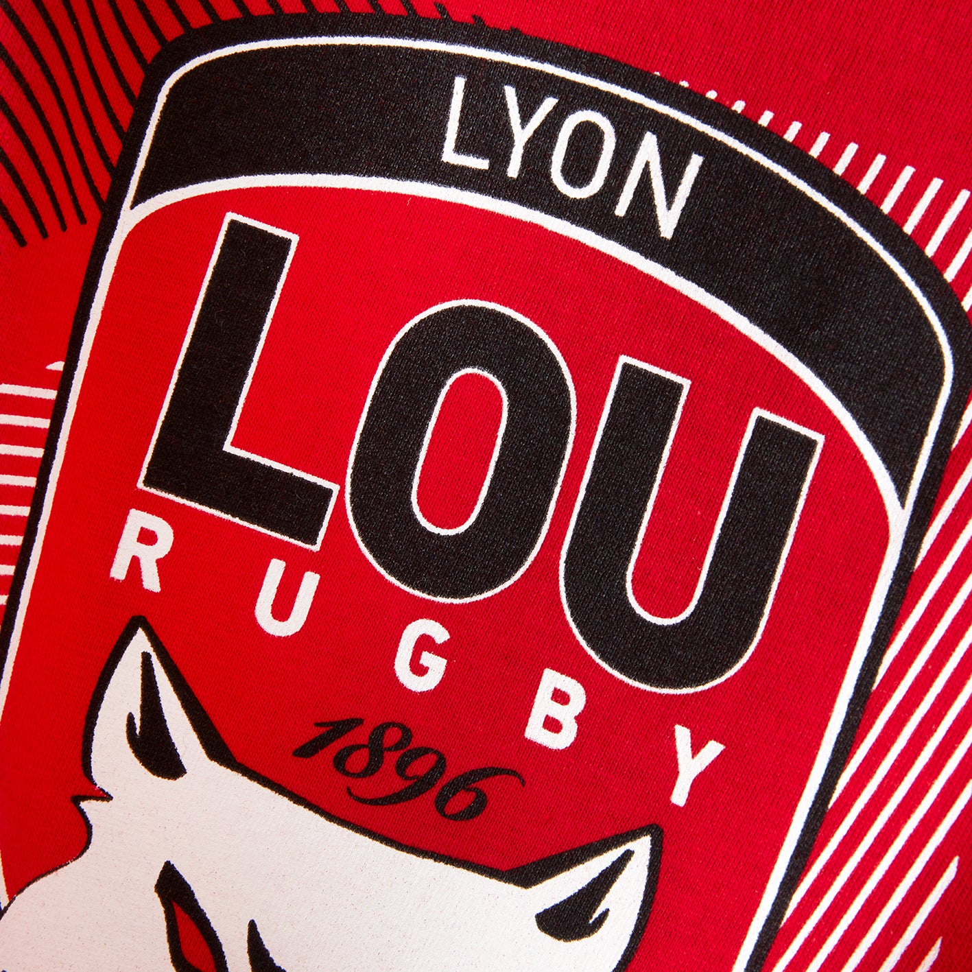 T-SHIRT DROP ROUGE LOU - JUNIOR
