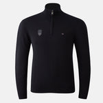 gilet-noir-lou-rugby-collection-eden-park-3/4-zip
