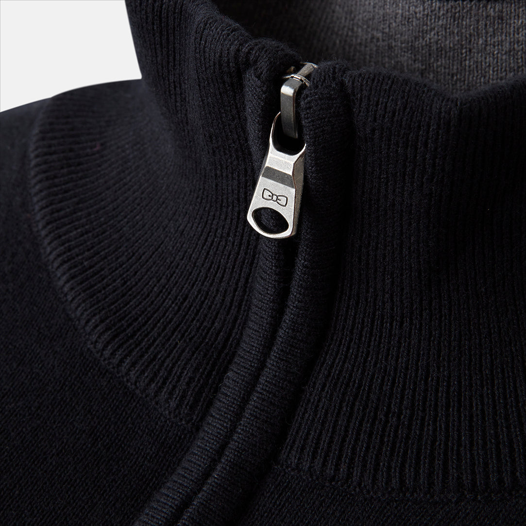 gilet-noir-lou-rugby-collection-eden-park-3/4-zip10