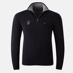 gilet-noir-lou-rugby-collection-eden-park-3/4-zip3