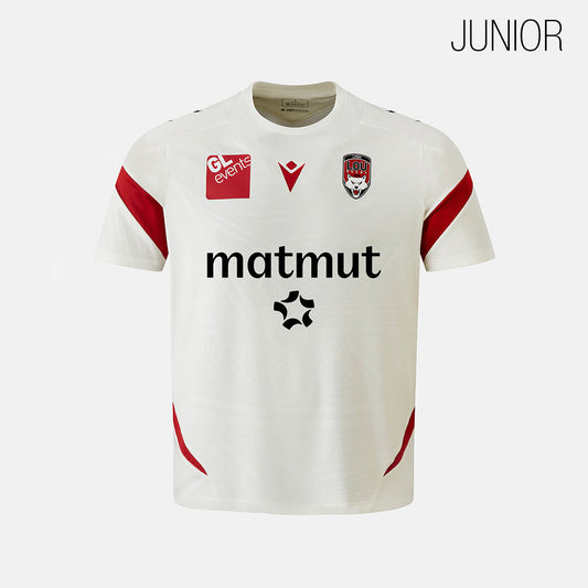 T-Shirt Training Rucky Junior LOU Rugby Estyval Off White Macron