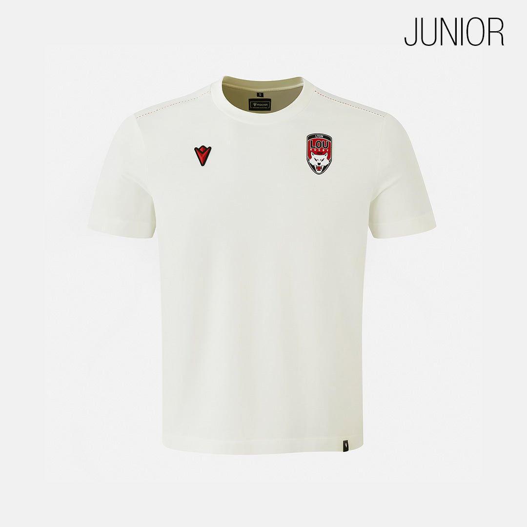 T-Shirt Travel Rucky Junior LOU Rugby Estyval Off White Macron
