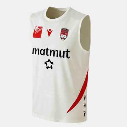 Macron Débardeur Training Rucky Junior LOU Rugby Estyval Off White