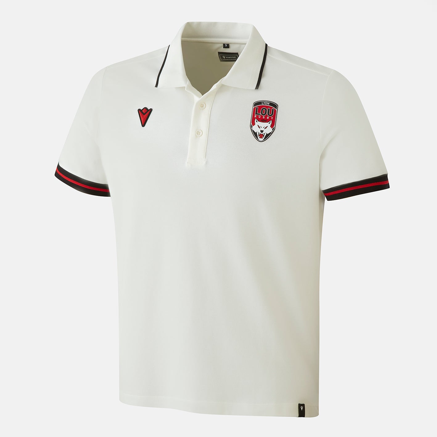 Macron Polo Travel Rucky Junior LOU Rugby Estyval Off White