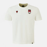 Macron T-Shirt Travel Rucky Junior LOU Rugby Estyval Off White