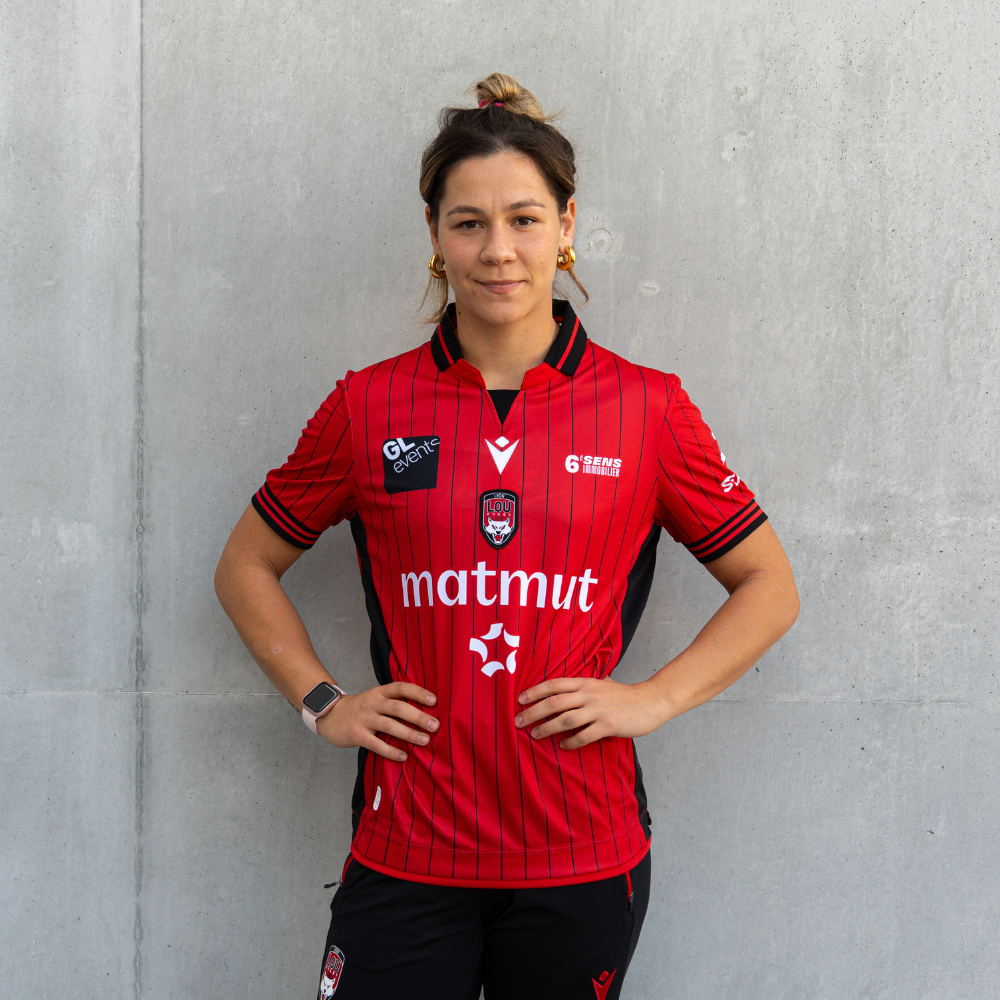 maillot 2025-2026 du lou rugby porté