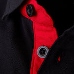 Boutons gravés LOU Rugby finition premium noire