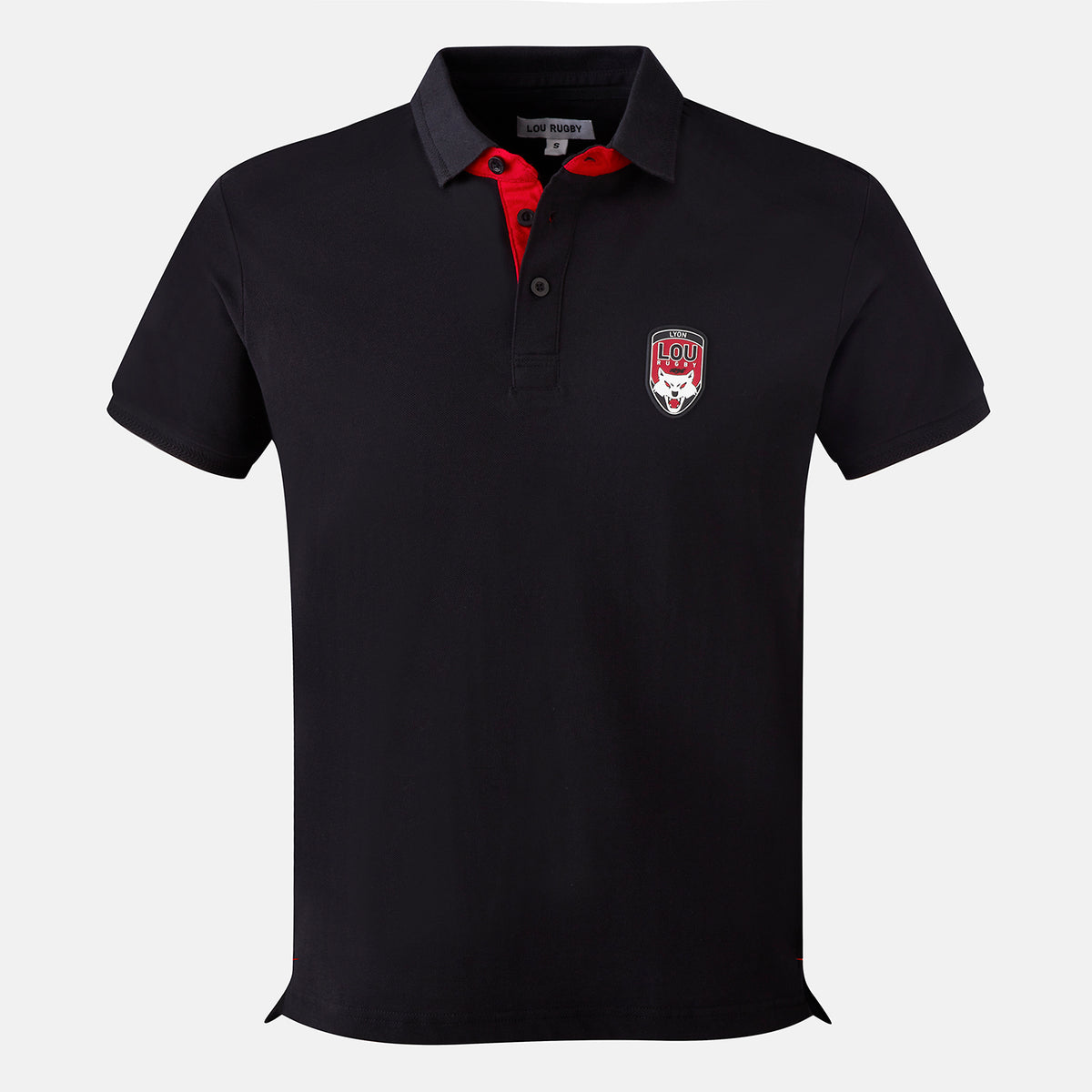 Collection mode homme supporter LOU Rugby polo noir officiel