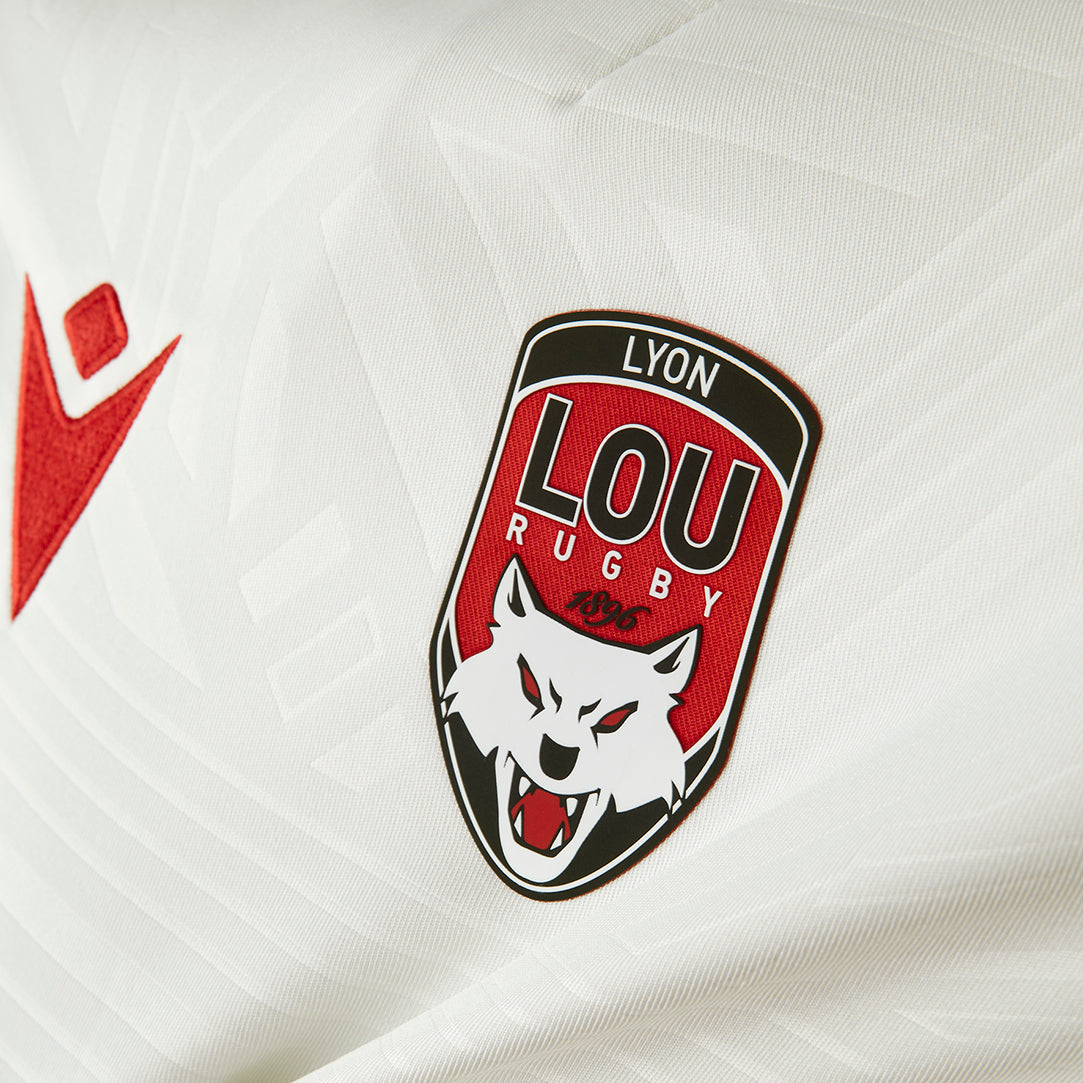 LOU Rugby T-Shirt Training Rucky Estyval Off White Macron