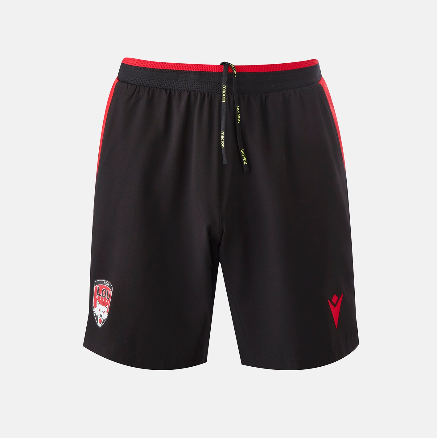 Short Training LOU Rugby Rucky Junior Estyval Noir Macron
