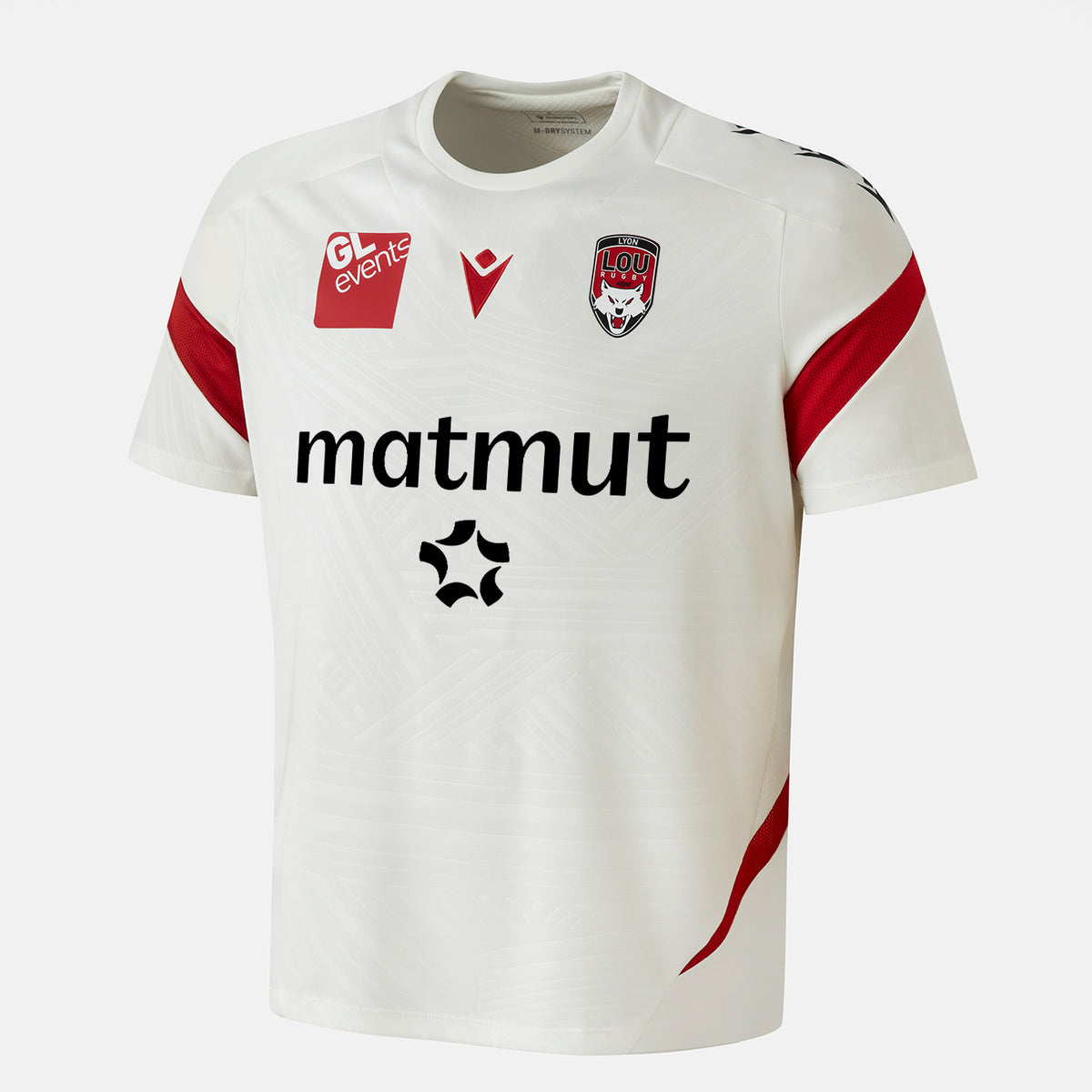 T-Shirt Training LOU Rugby Rucky Estyval Off White Macron