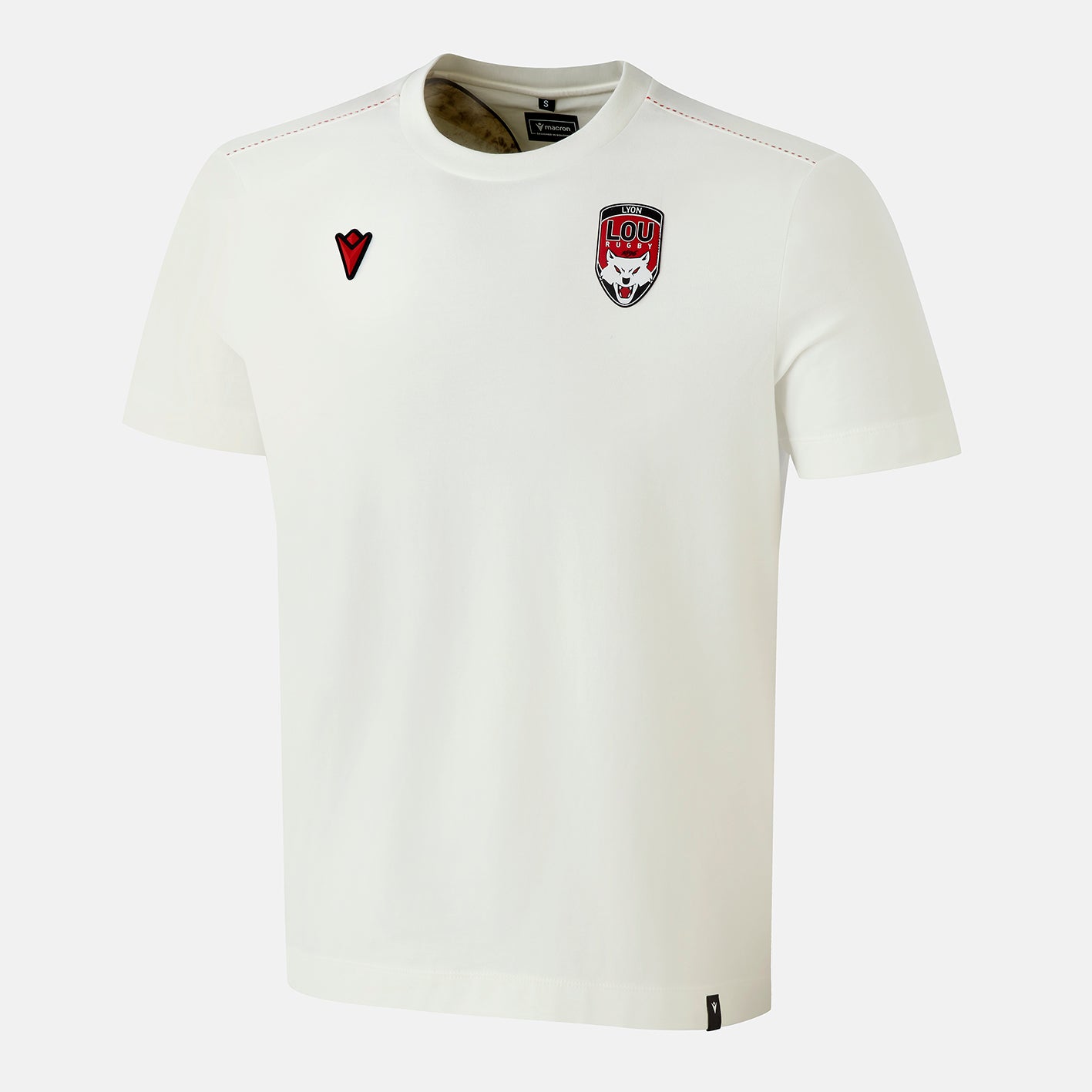 T-Shirt Travel LOU Rugby Rucky Junior Estyval Off White Macron